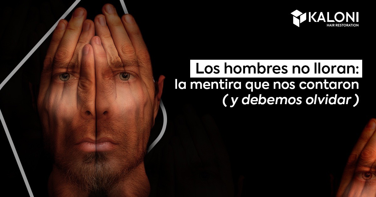 Los hombres no lloran: la mentira que nos contaron